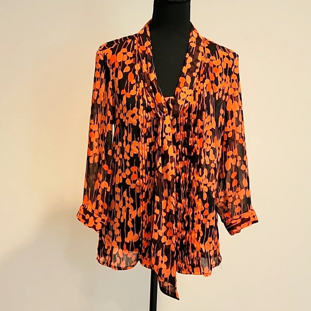 Banana Republic 3/4 Sleeve Button Blouse M